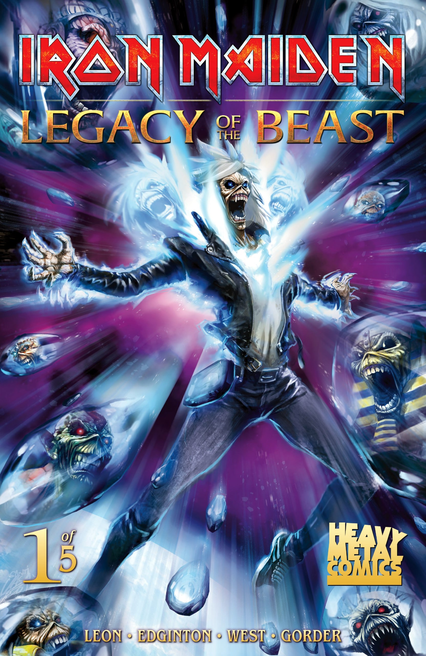 Portada ampliada de IRON MAIDEN LEGACY OF THE BEAST