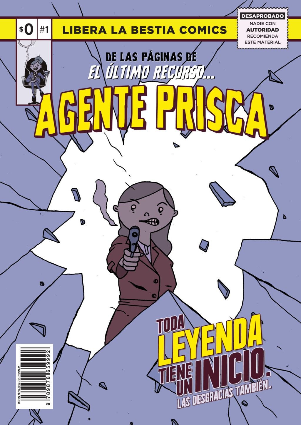 Portada ampliada de AGENTE PRISCA