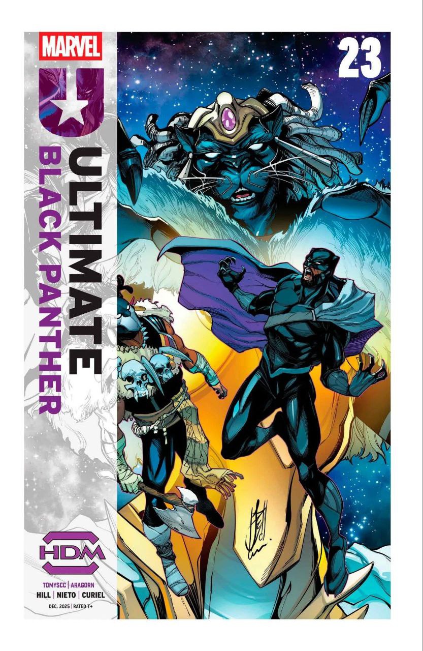 Portada ampliada de ULTIMATE BLACK PANTHER