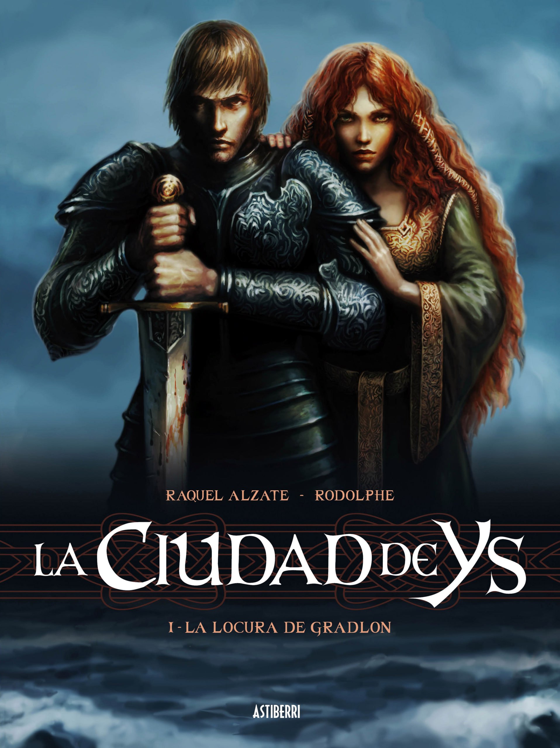 Portada ampliada de La Ciudad de Ys