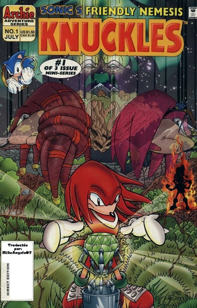Portada ampliada de Knuckles