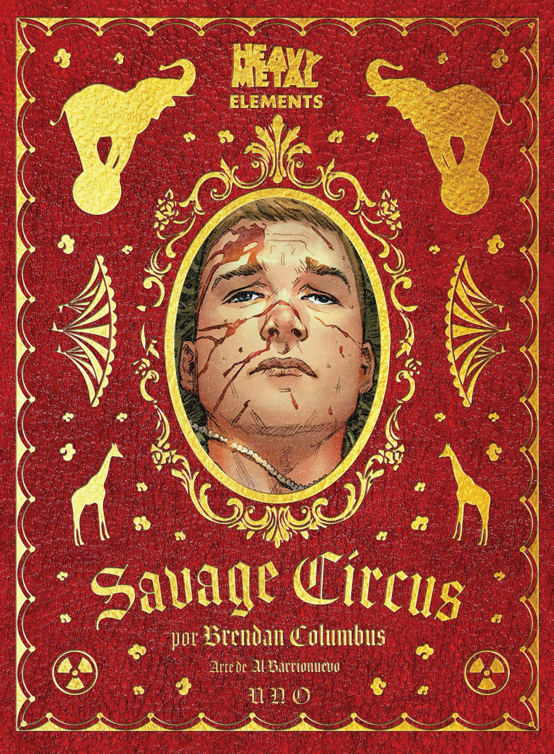 Portada ampliada de Savage Circus
