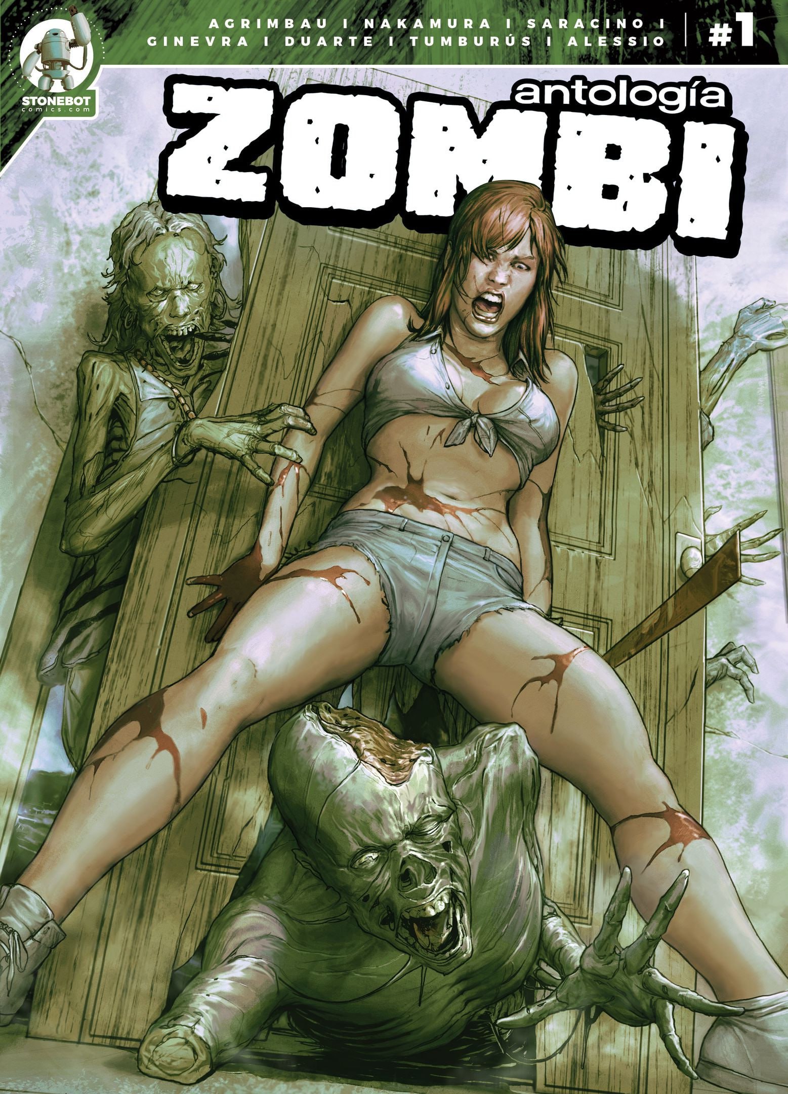 Portada ampliada de ZOMBI antologia
