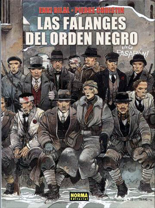 Portada ampliada de LAS FALANGES DEL ORDEN NEGRO
