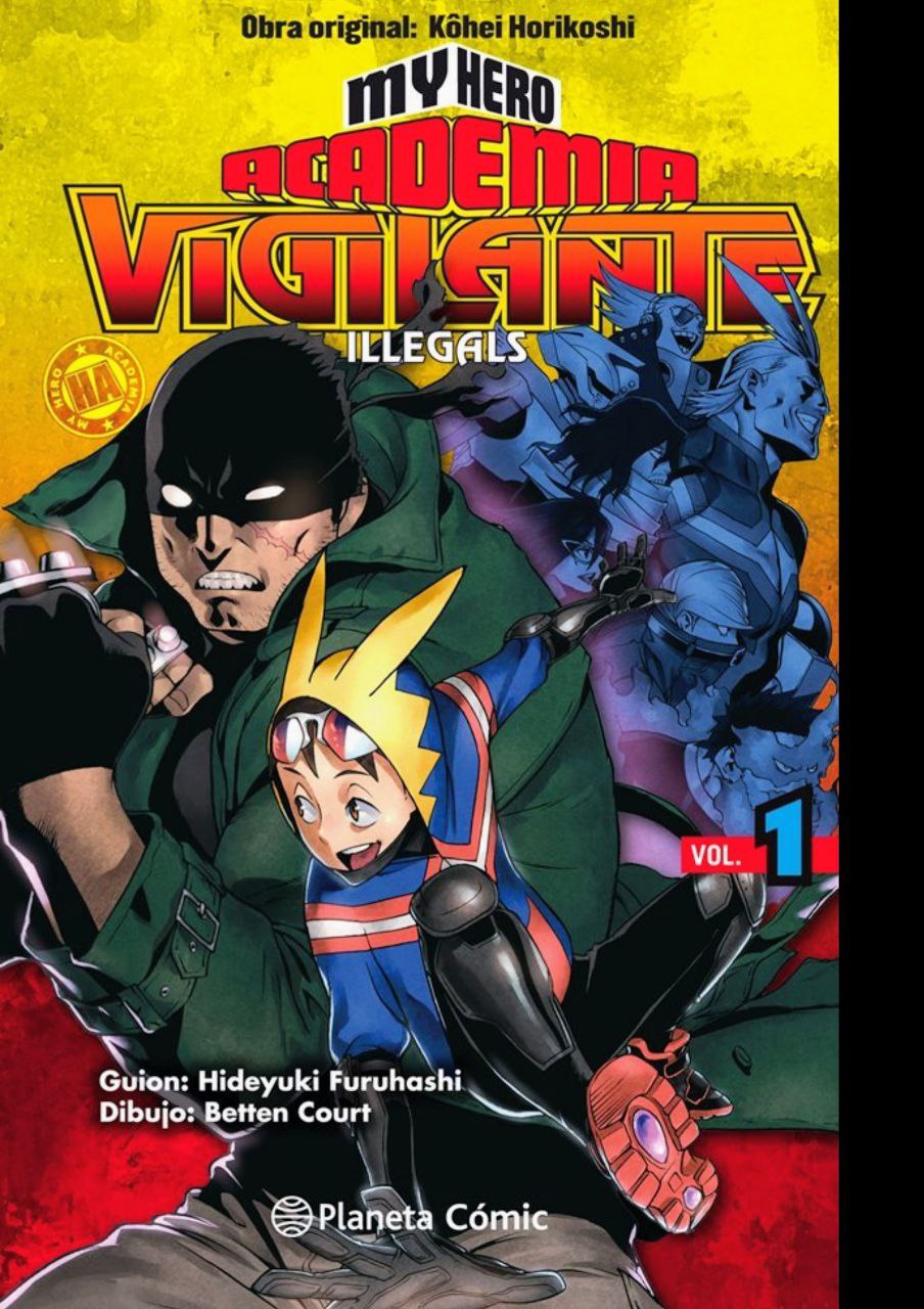 Portada ampliada de My Hero Academia Vigilante Illegals