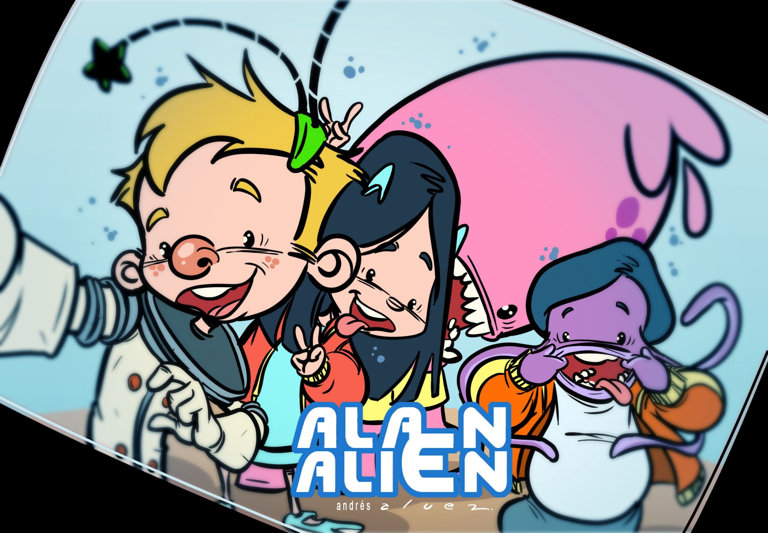 Portada ampliada de ALAN ALIEN
