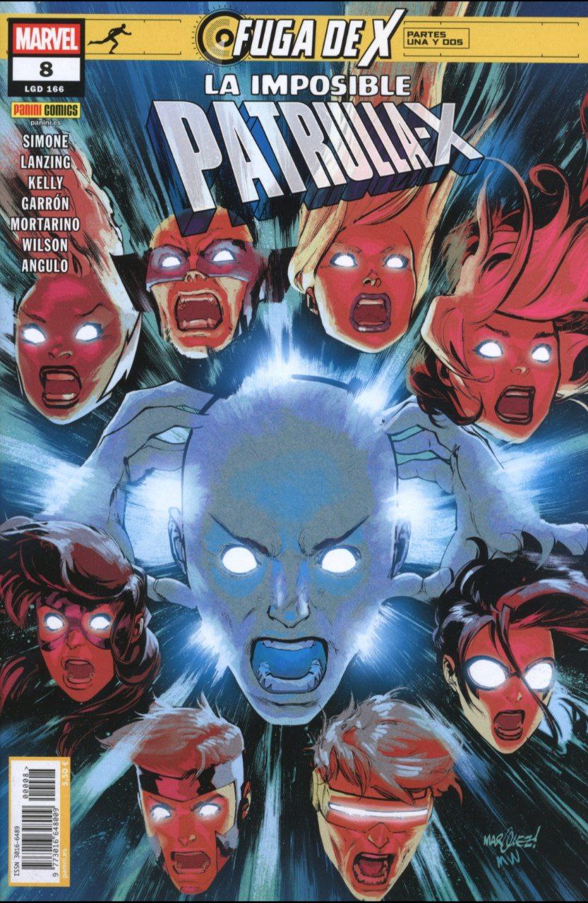 Portada ampliada de La Imposible Patrulla X