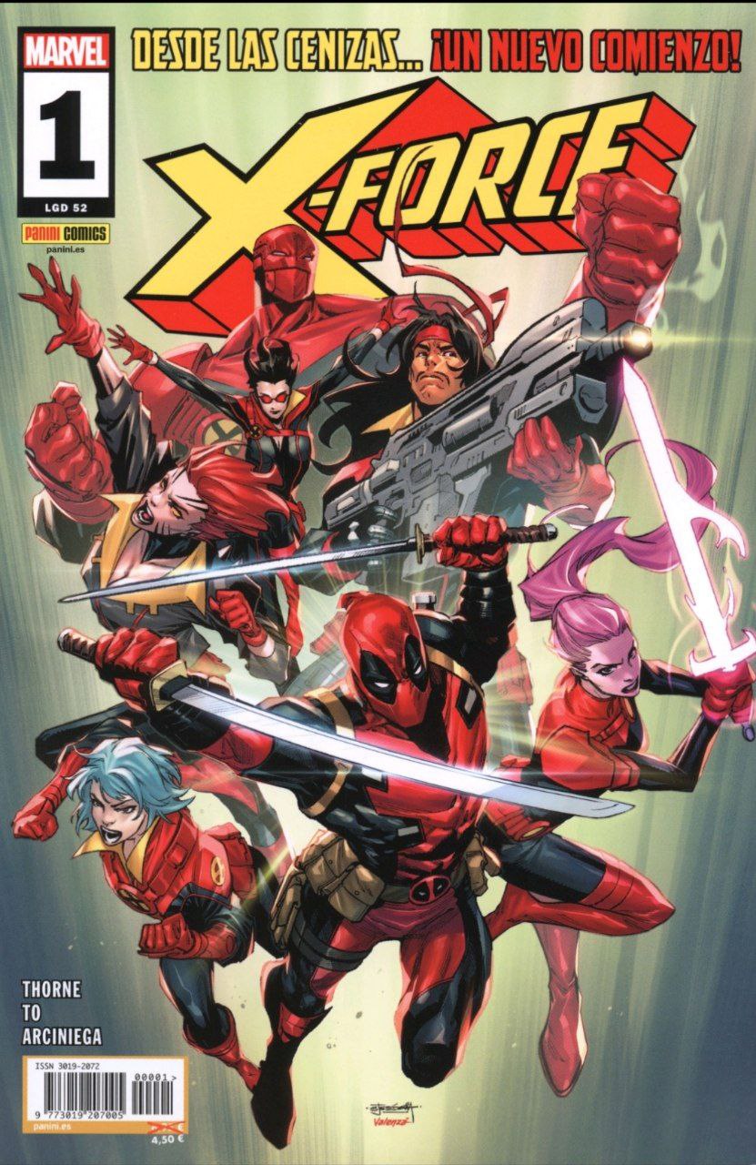 Portada ampliada de X-FORCE