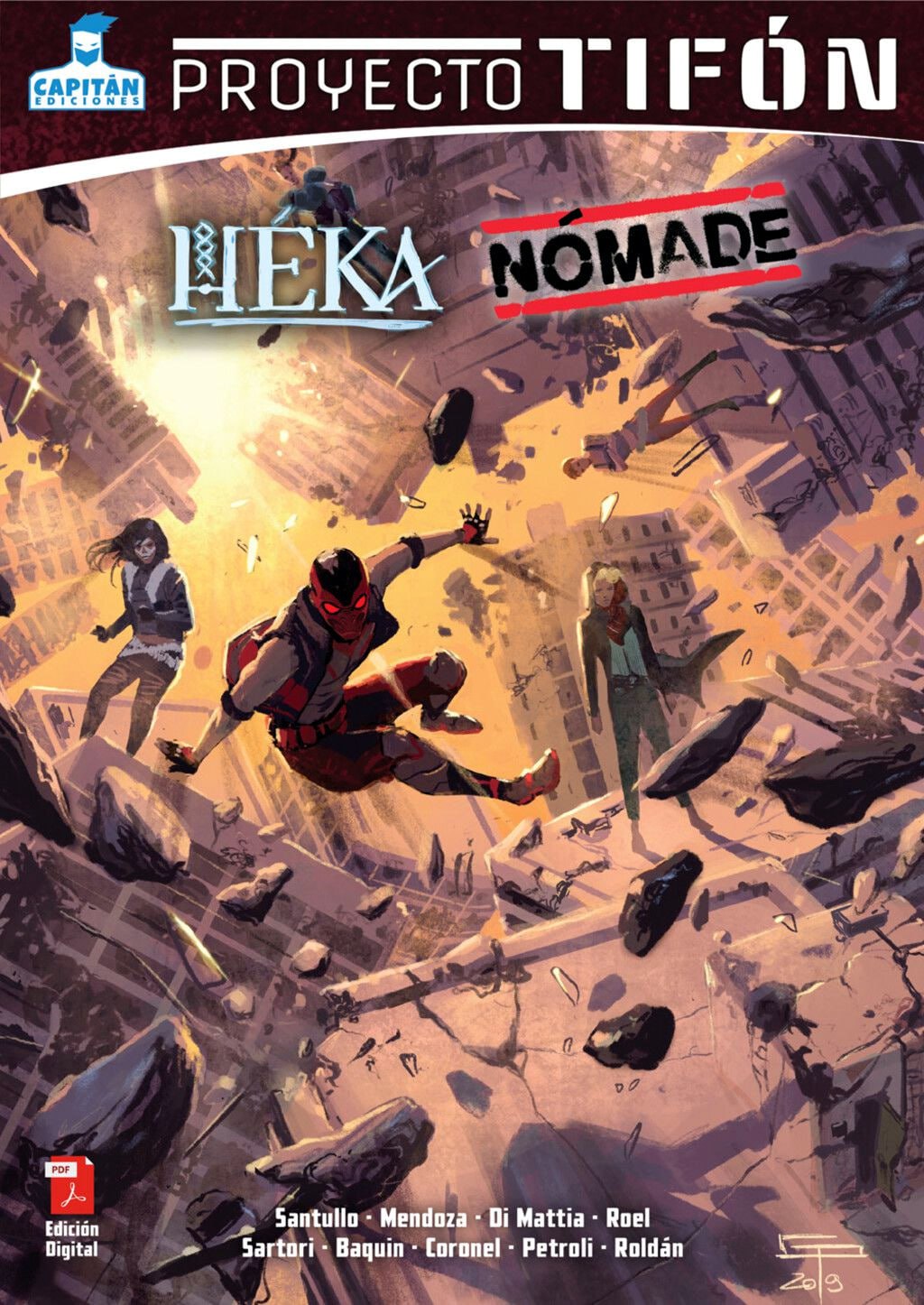 Portada ampliada de PROYECTO TIFÓN HEKA NOMADE