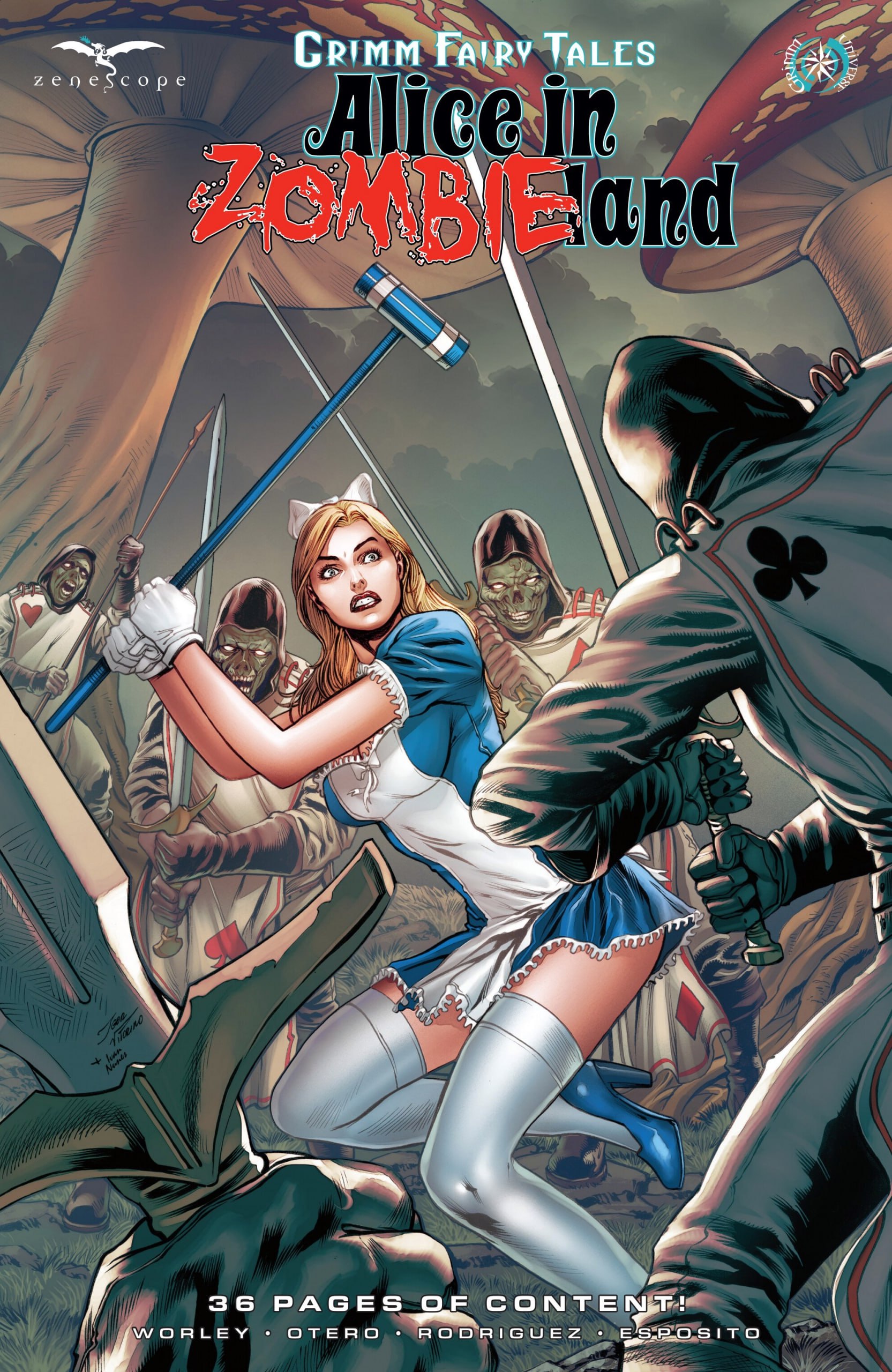 Portada ampliada de Alice in Zombie Land