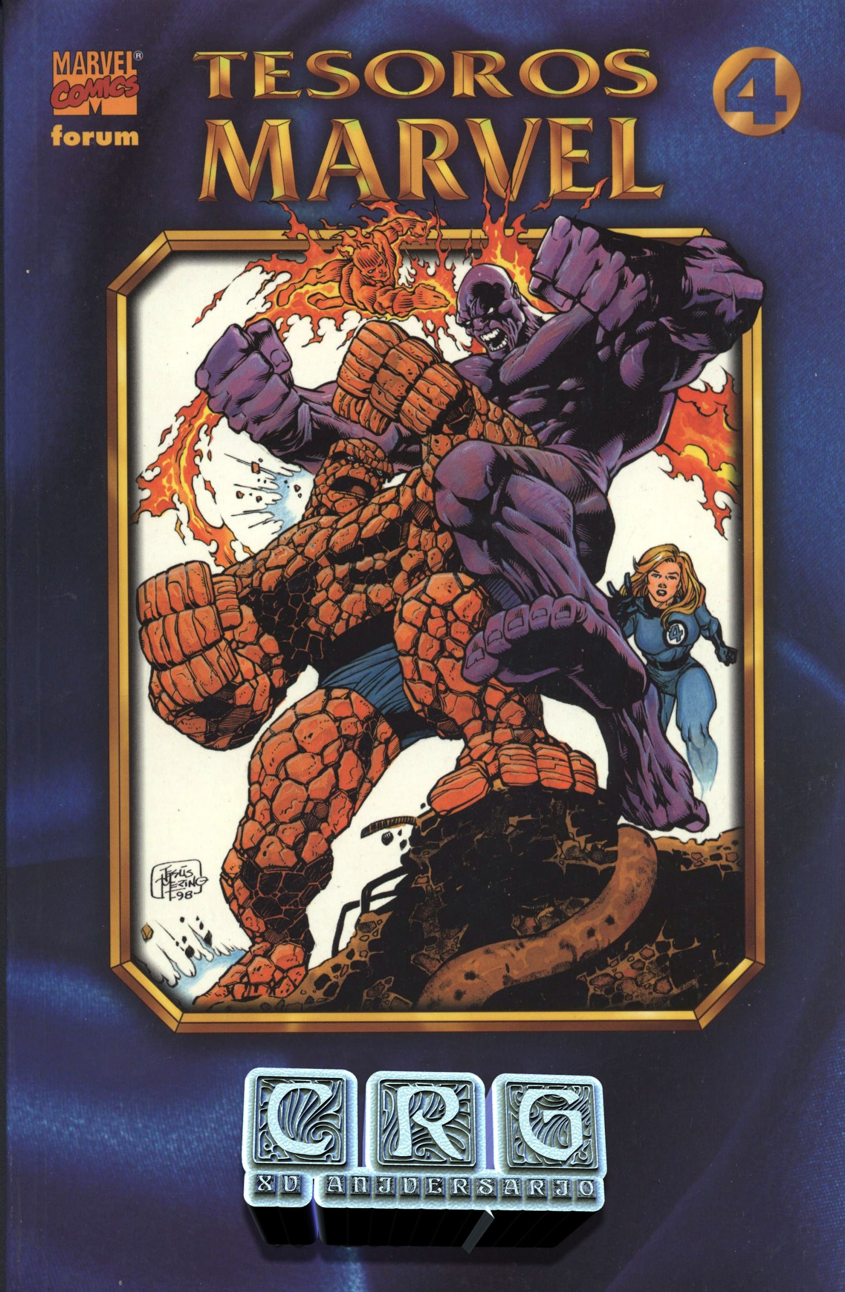 Portada ampliada de TESOROS MARVEL
