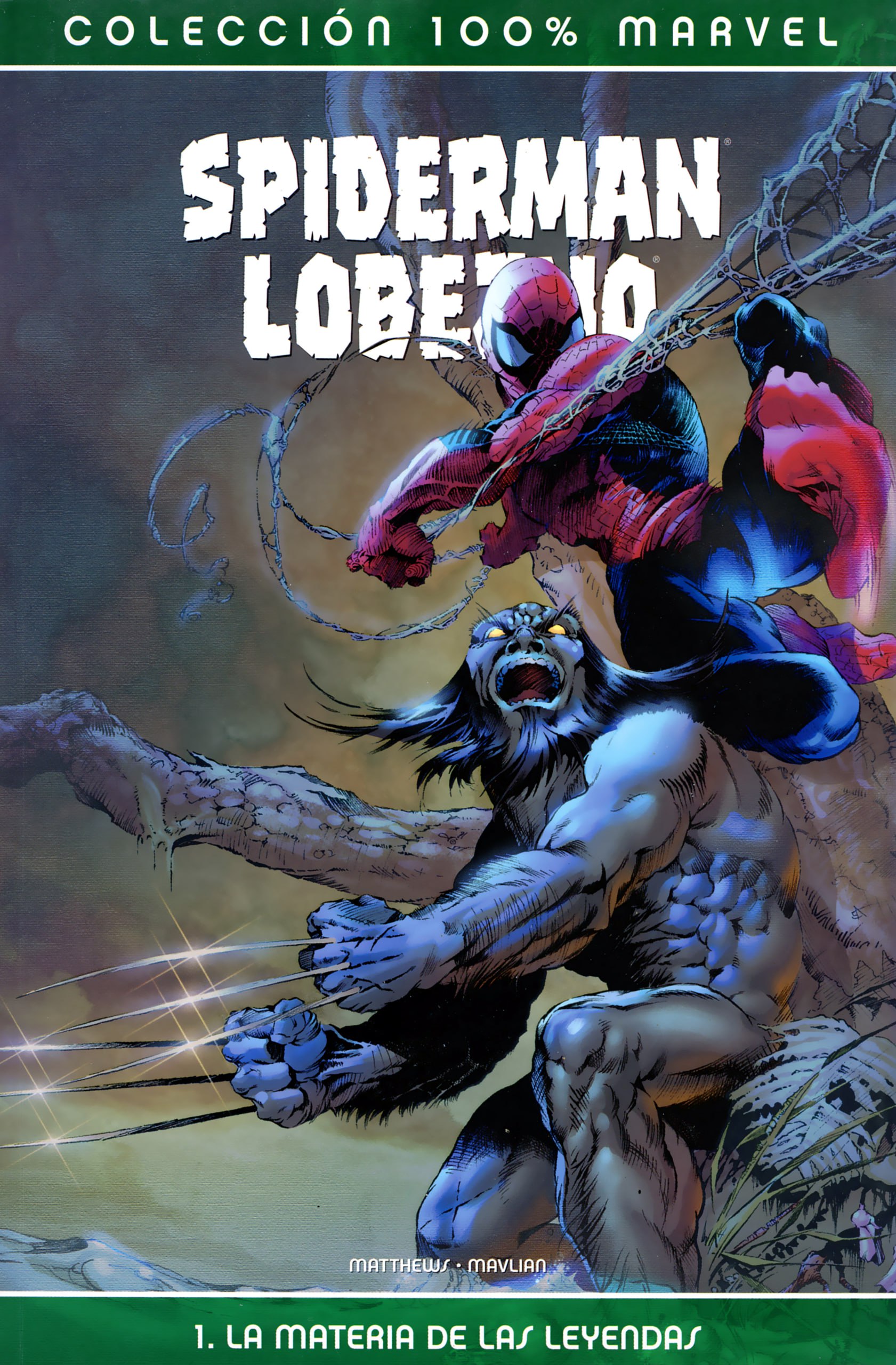 Portada ampliada de SPIDERMAN LOBEZNO