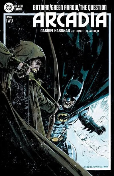 Portada ampliada de BATMAN/GREEN ARROW/THE QUESTION: ARCADIA
