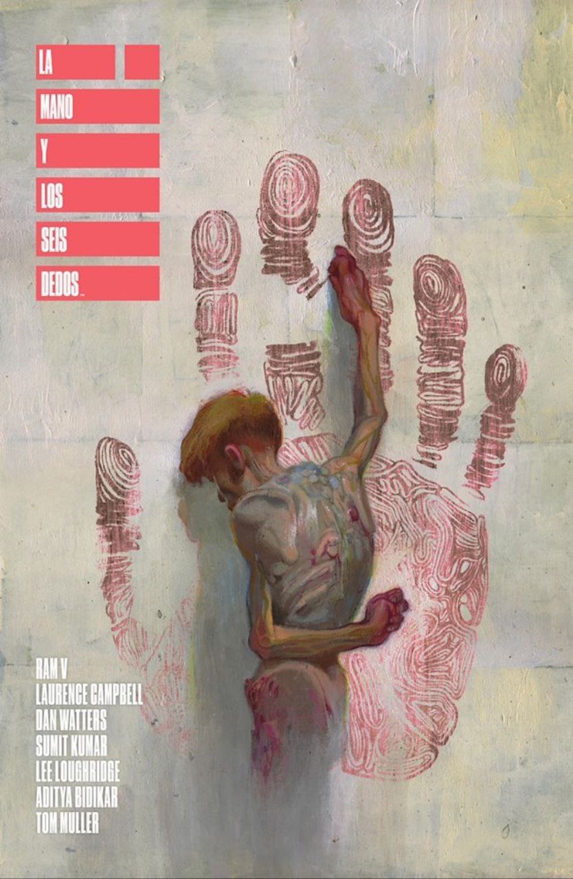 Portada ampliada de La mano y los cinco dedos