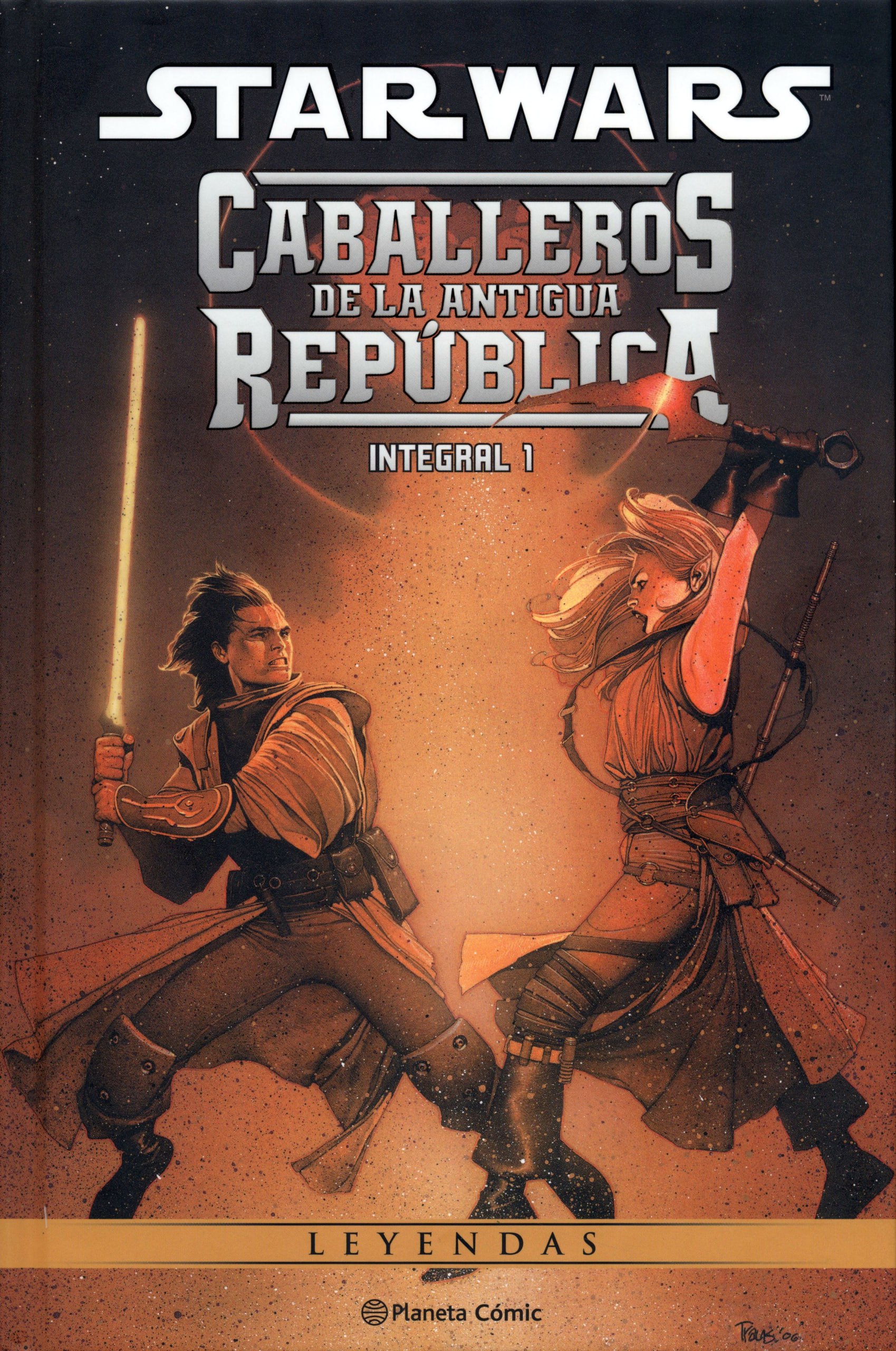 Portada ampliada de STAR WARS CABALLEROS DE LA ANTIGUA REPUBLICA INTEGRAL 1