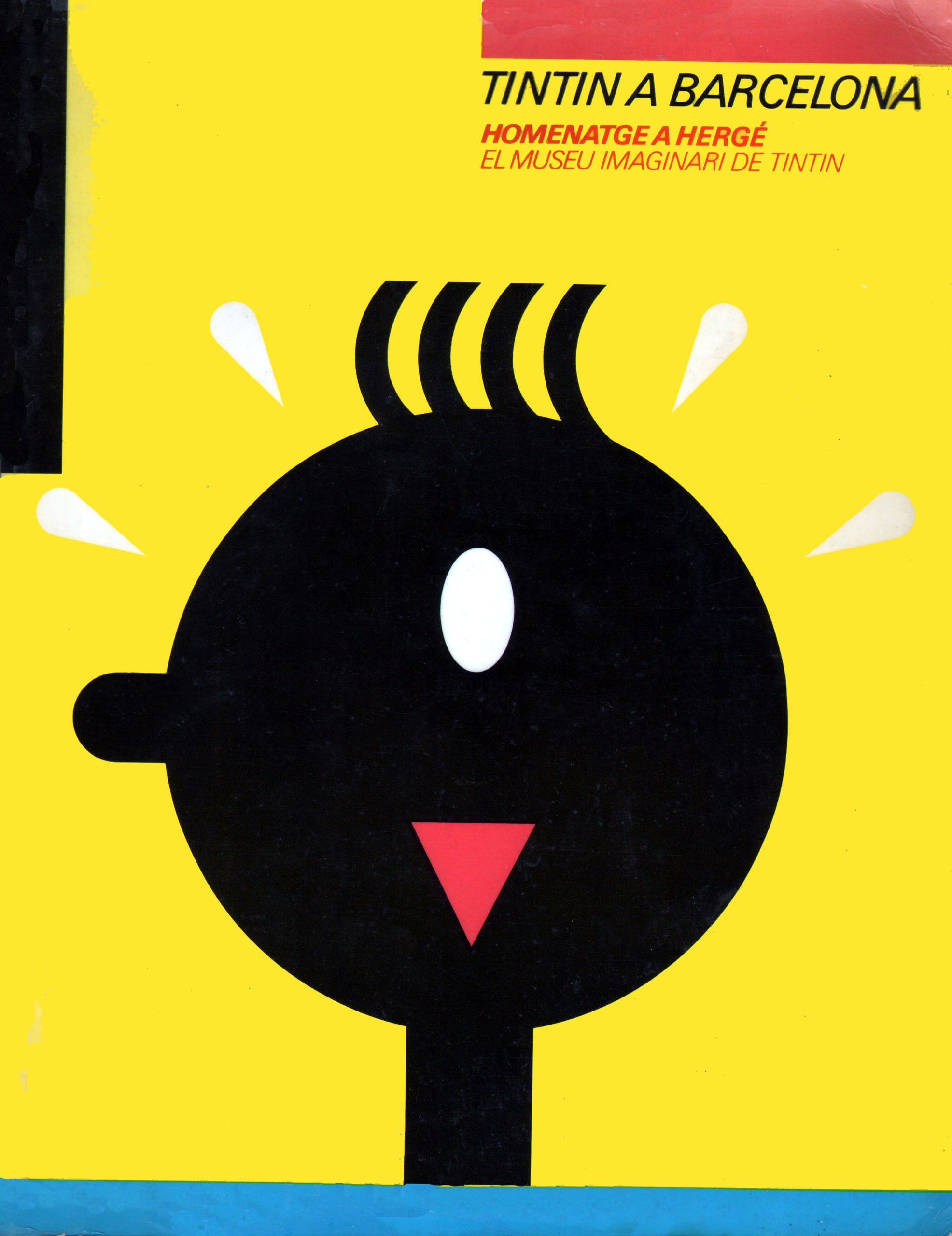 Portada ampliada de TINTIN A BARCELONA