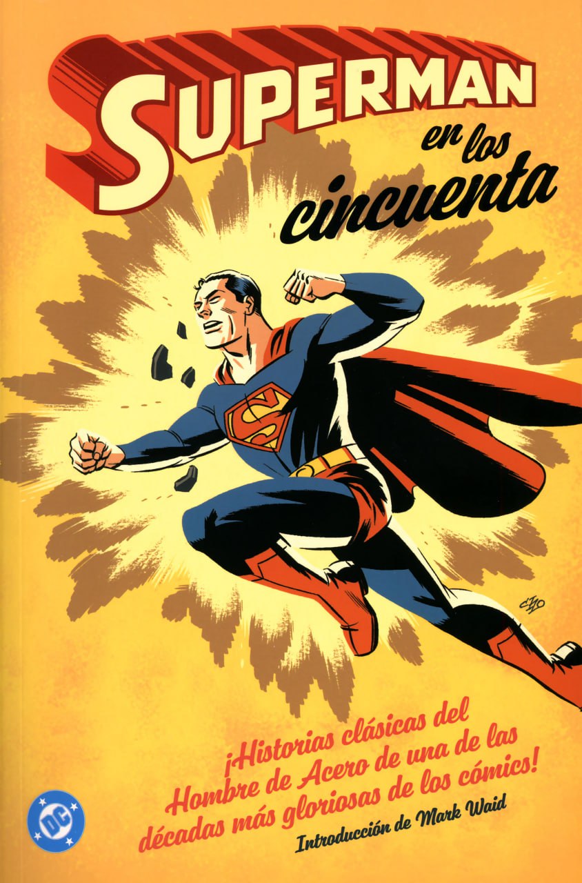 Portada ampliada de SUPERMAN en los cincuenta