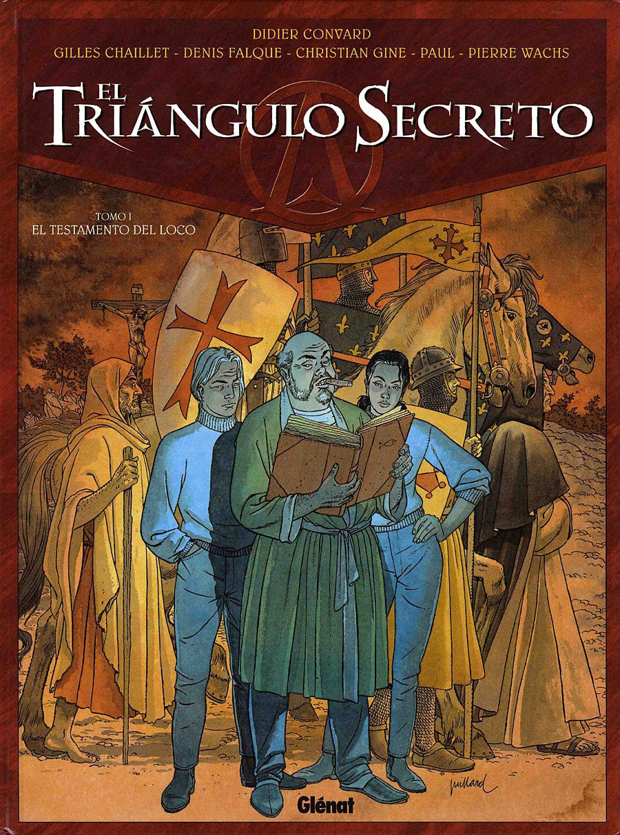 Portada ampliada de El Triángulo Secreto