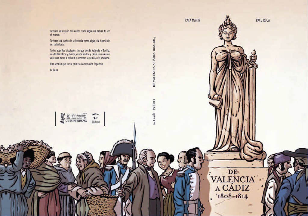 Portada ampliada de De Valencia a Cádiz 1808-