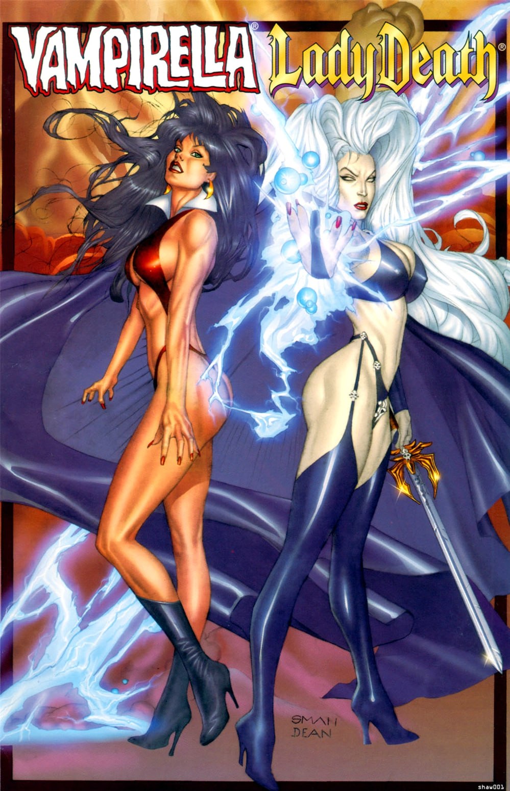 Portada ampliada de VAMPIRELLA Lady Death