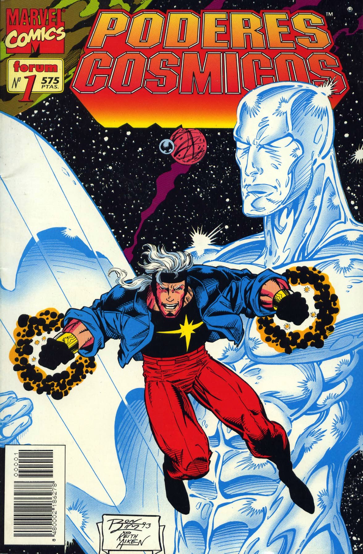 Portada ampliada de PODERES COSMICOS