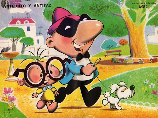 Portada ampliada de Anteojito y Antifaz