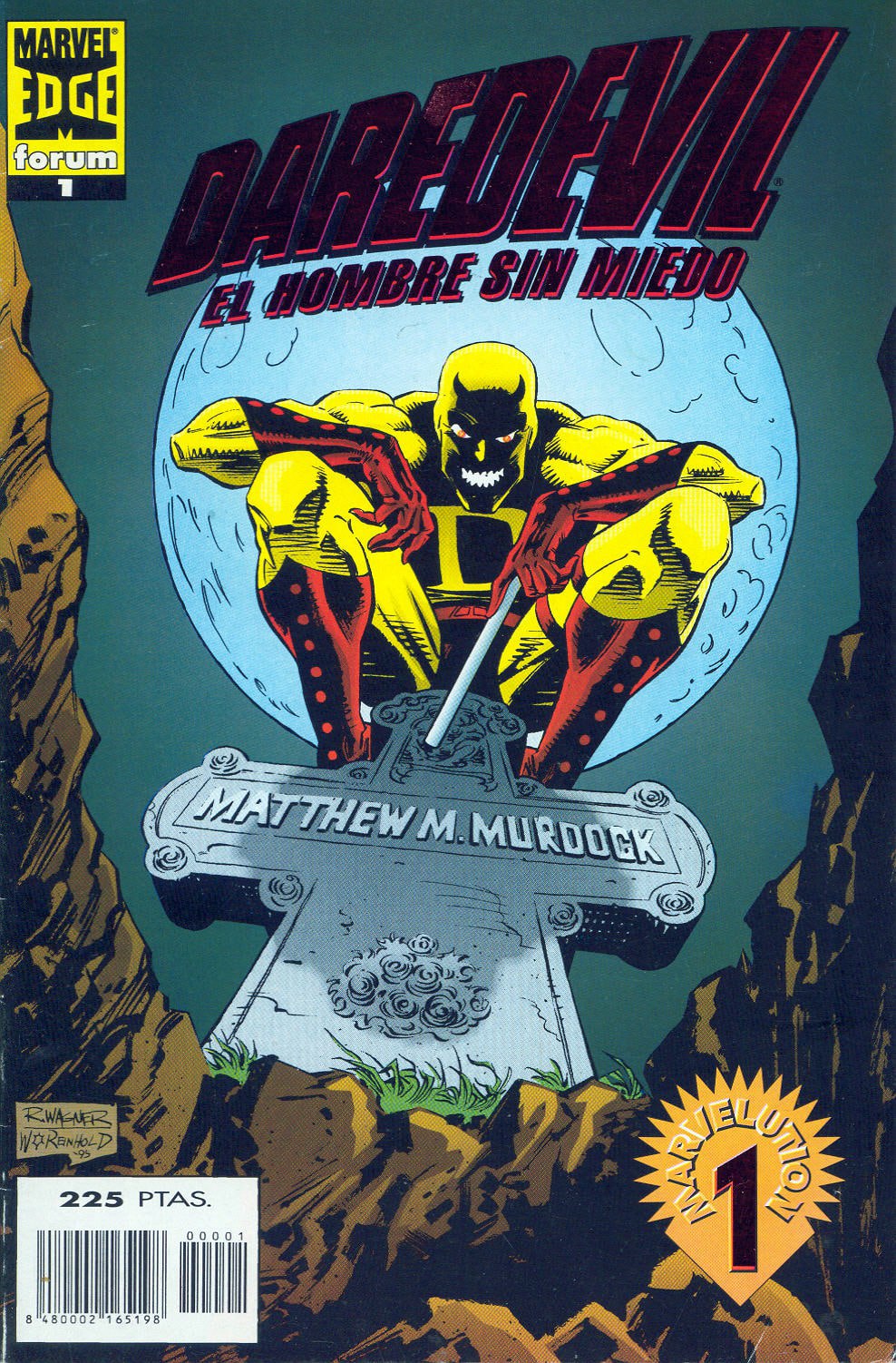 Portada ampliada de Daredevil El hombre sin miedo