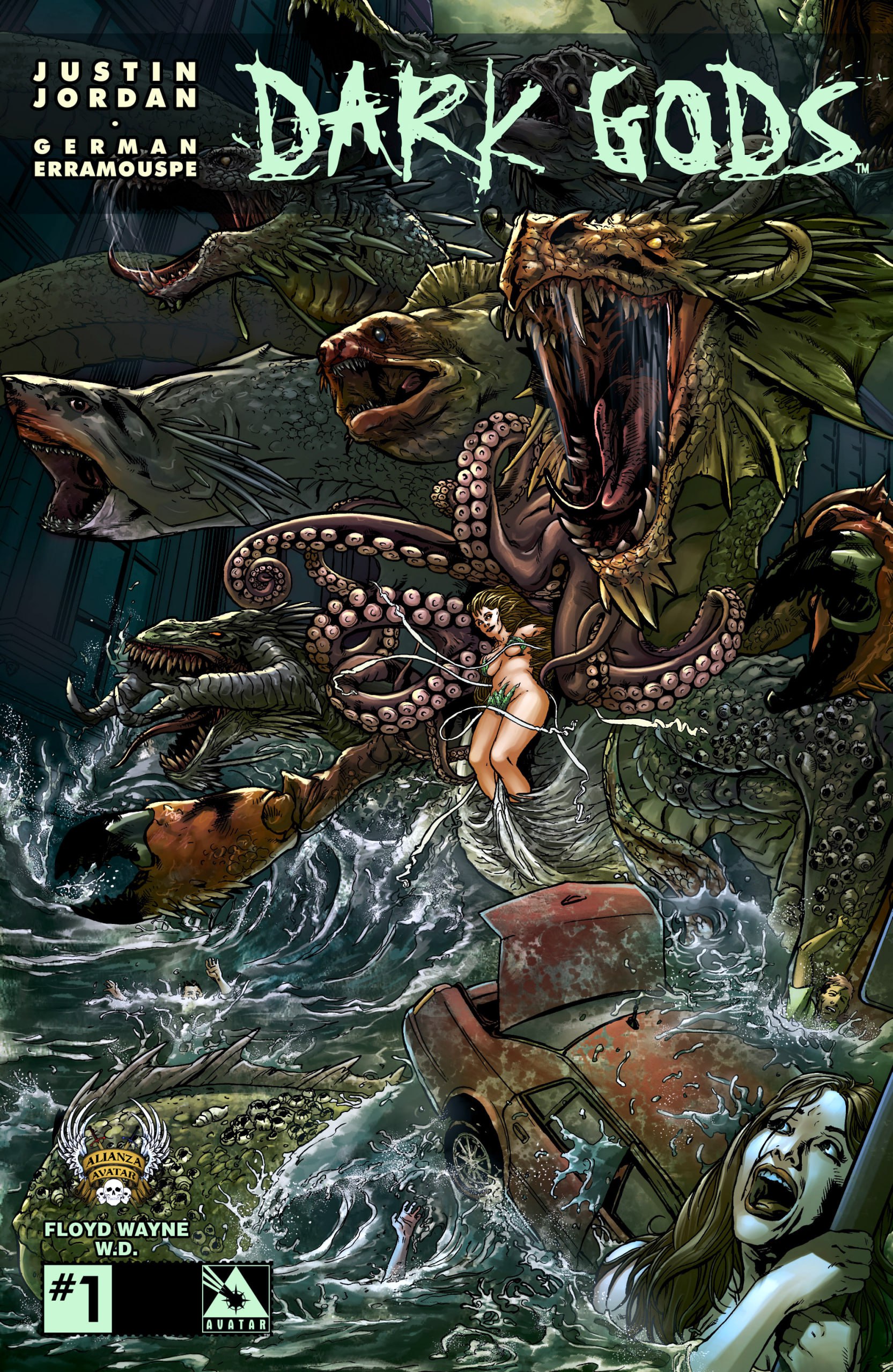 Portada ampliada de DARK GODS