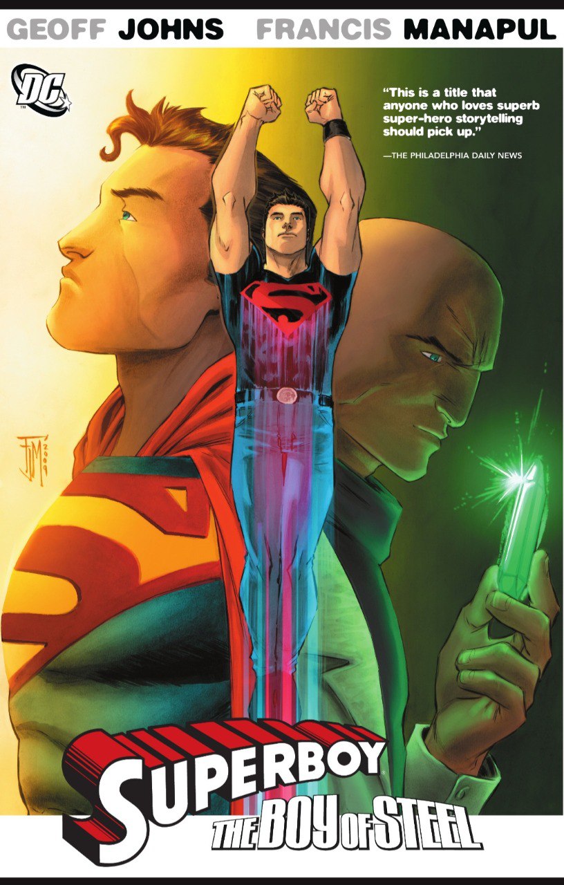 Portada ampliada de SUPERBOY THE BOY OF STEEL