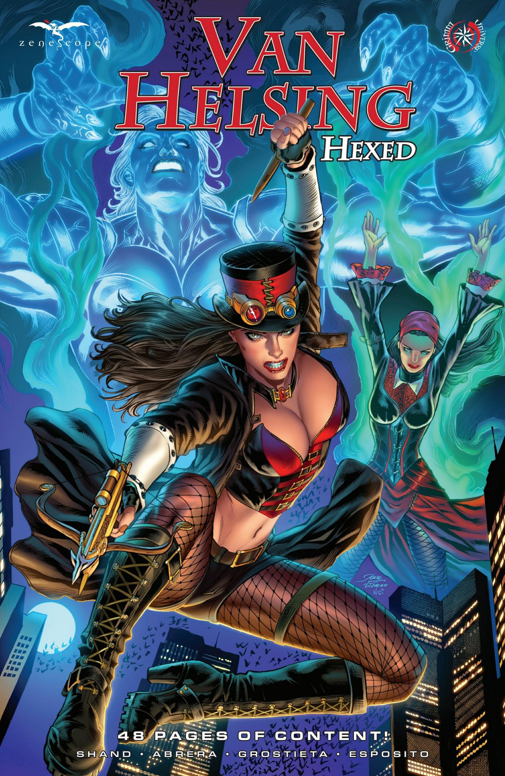 Portada ampliada de Van Helsing Hexed