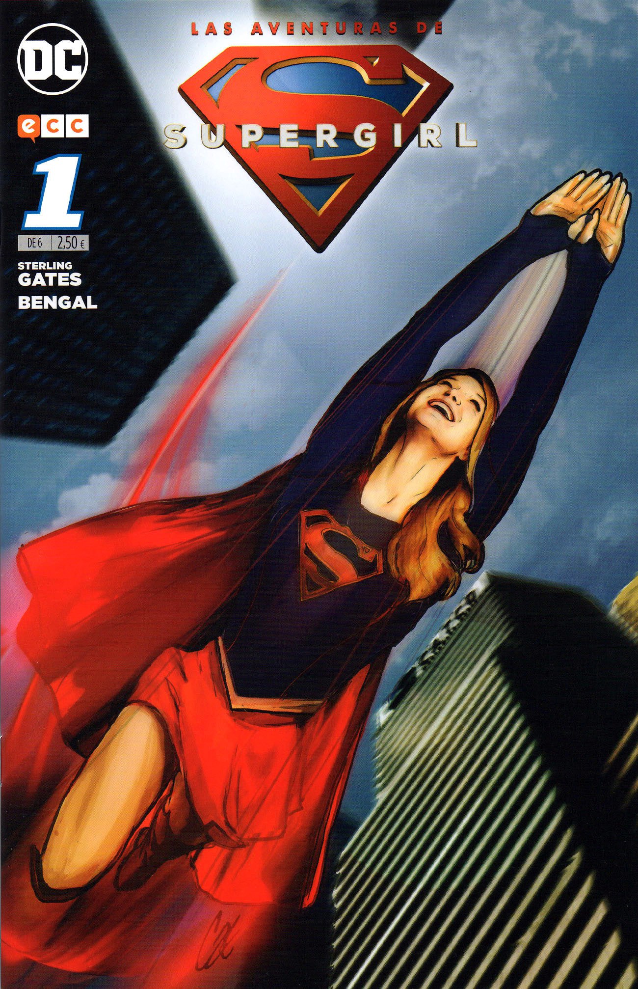 Portada ampliada de Las Aventuras de Supergirl