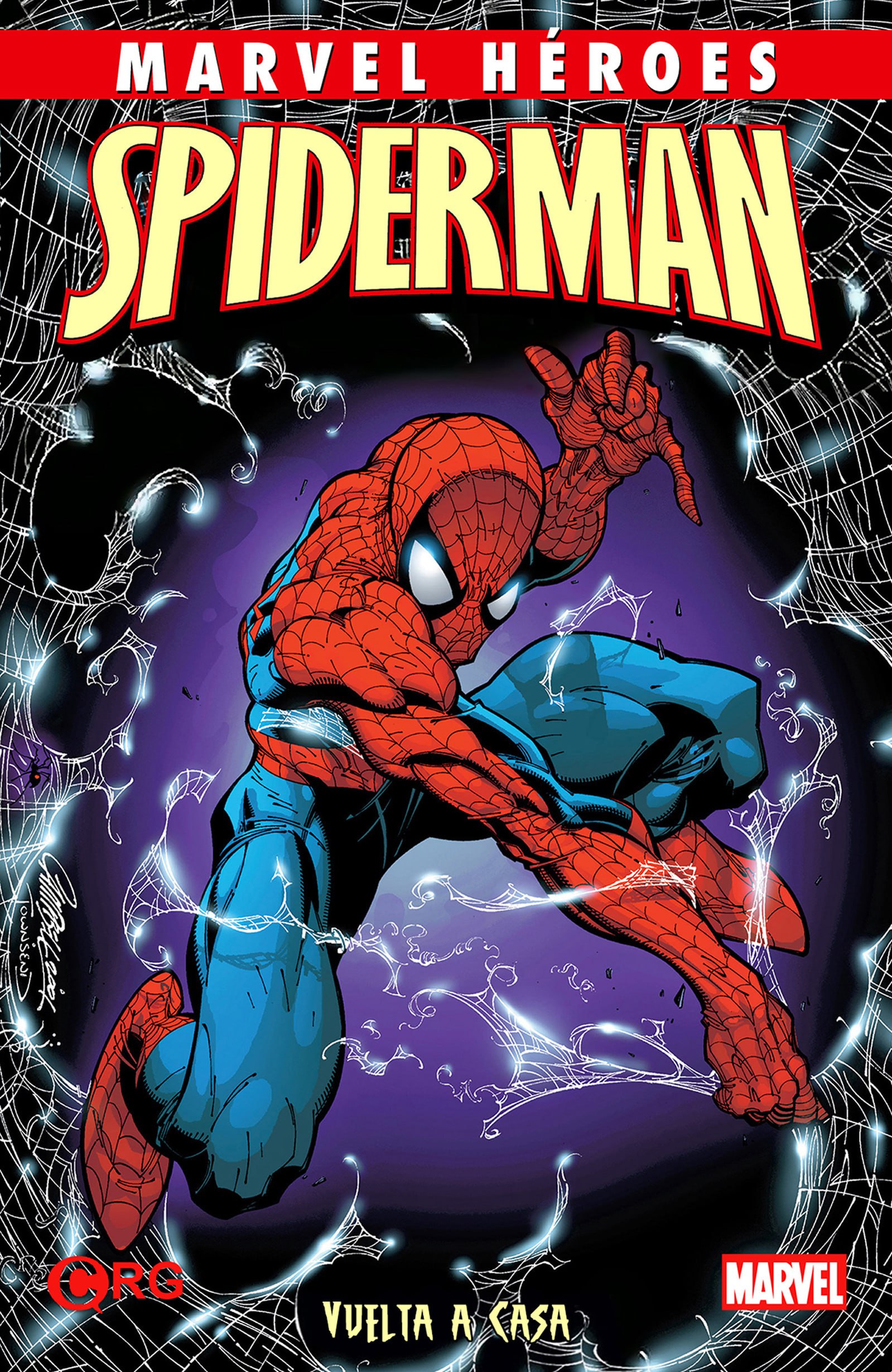 Portada ampliada de MARVEL HÉROES SPIDERMAN
