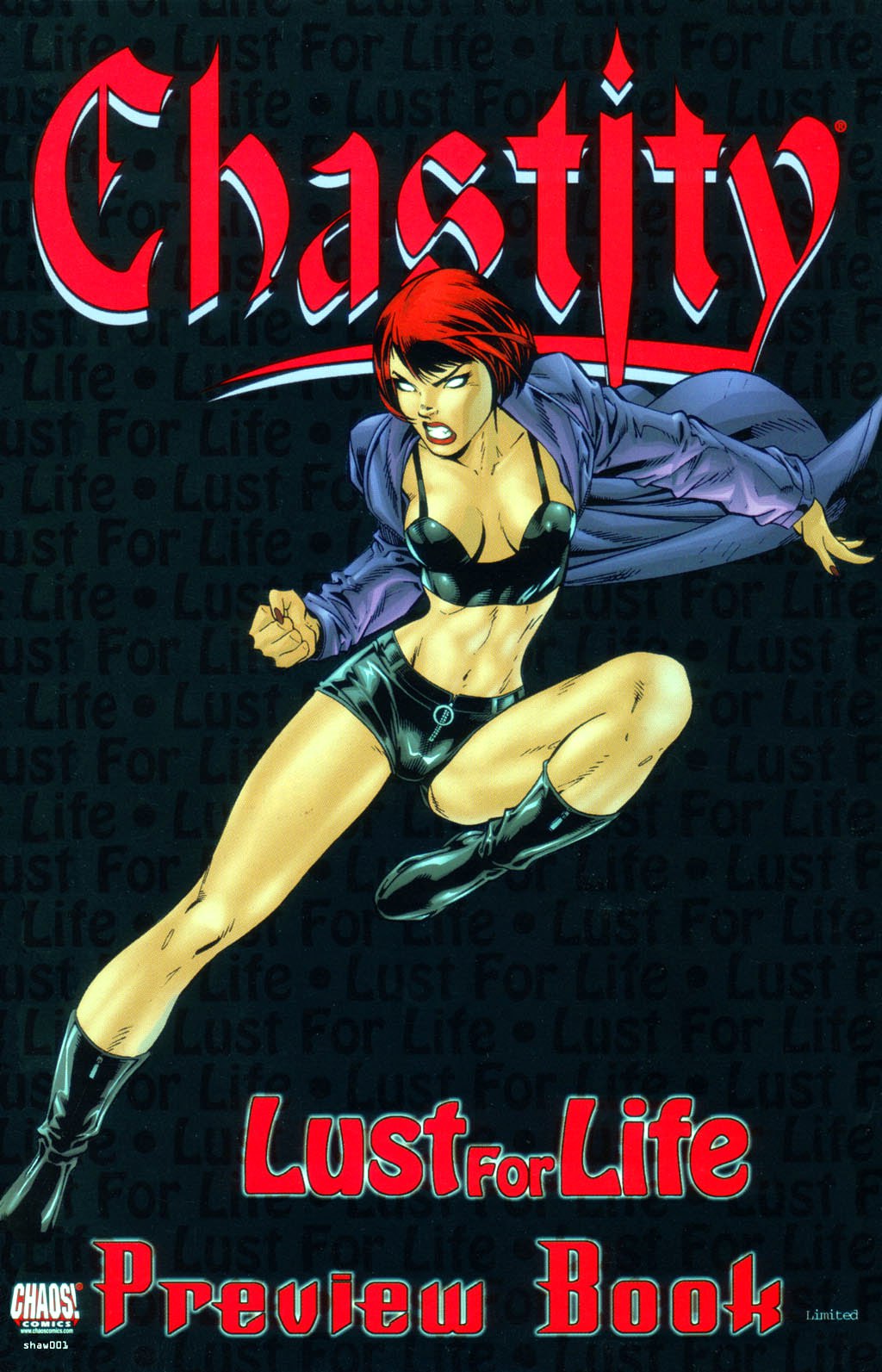 Portada ampliada de Chastity Lust For Life Preview Book
