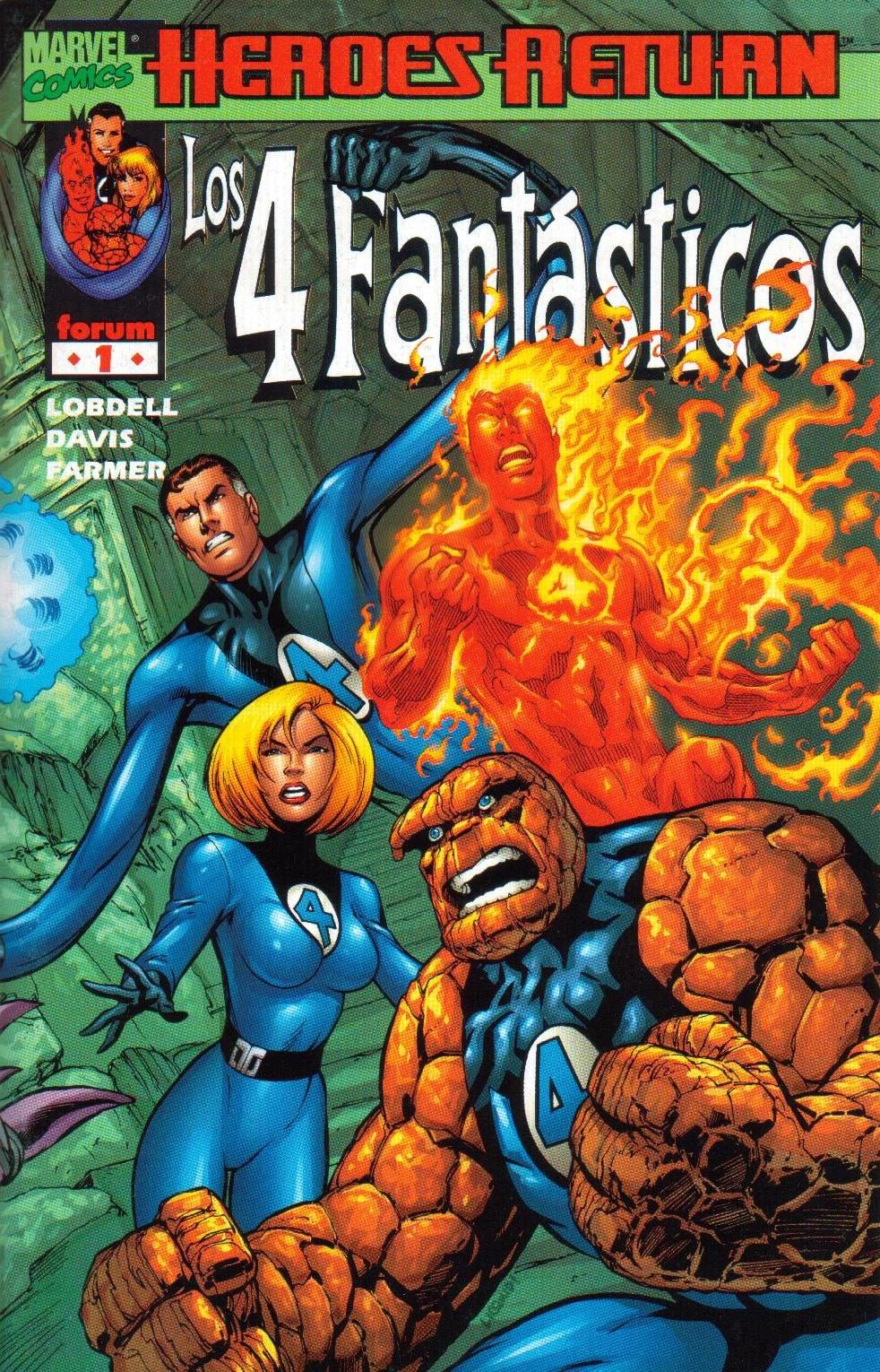 Portada ampliada de Los 4 Fantasticos