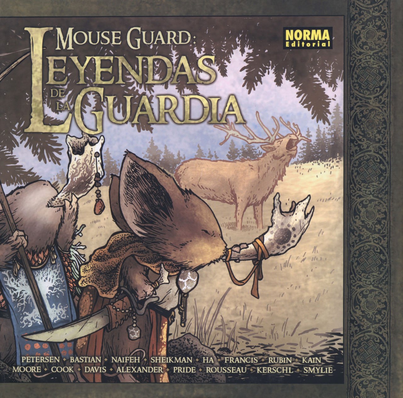 Portada ampliada de MOUSE GUARD: LEYENDAS DE LA GUARDIA