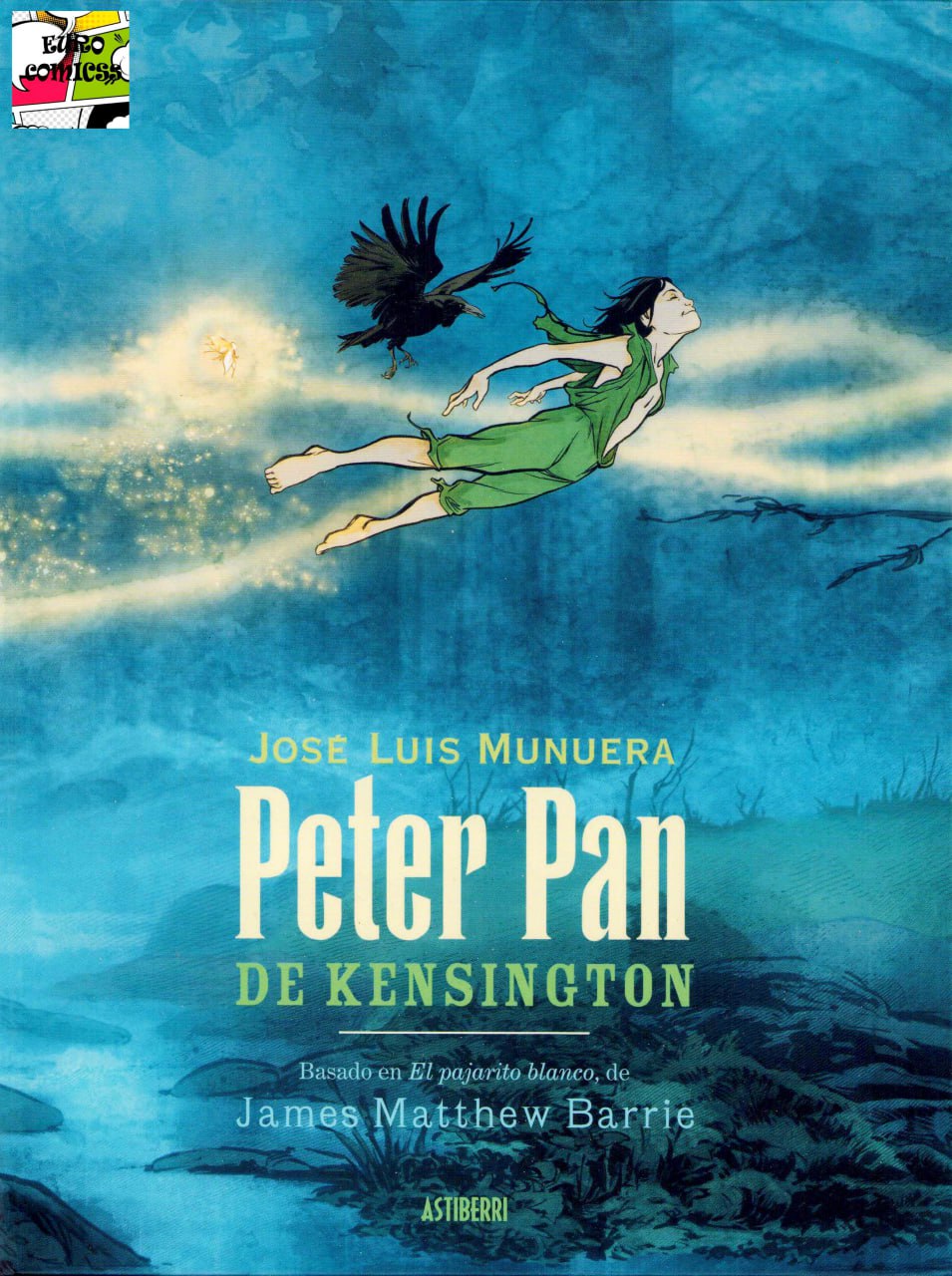 Portada ampliada de Peter Pan de Kensington
