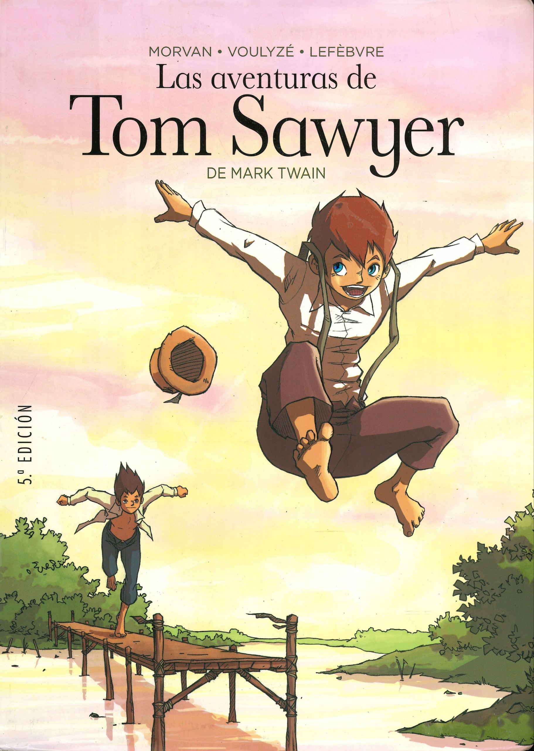 Portada ampliada de Las aventuras de Tom Sawyer