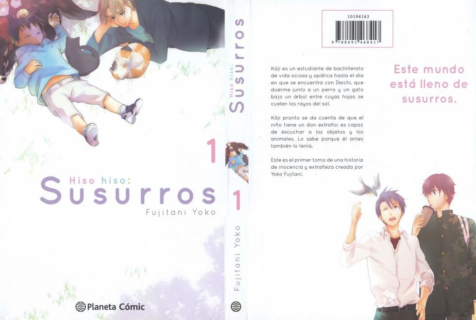 Portada ampliada de Susurros