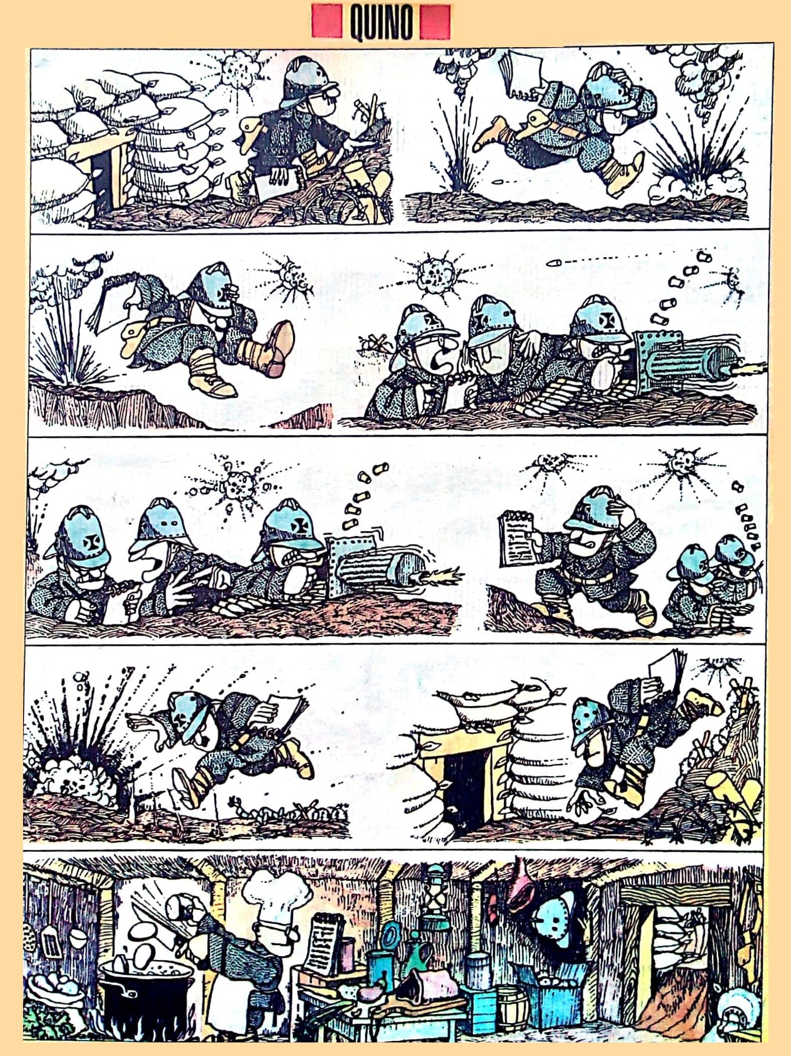 Portada ampliada de QUINO A COLOR 1994