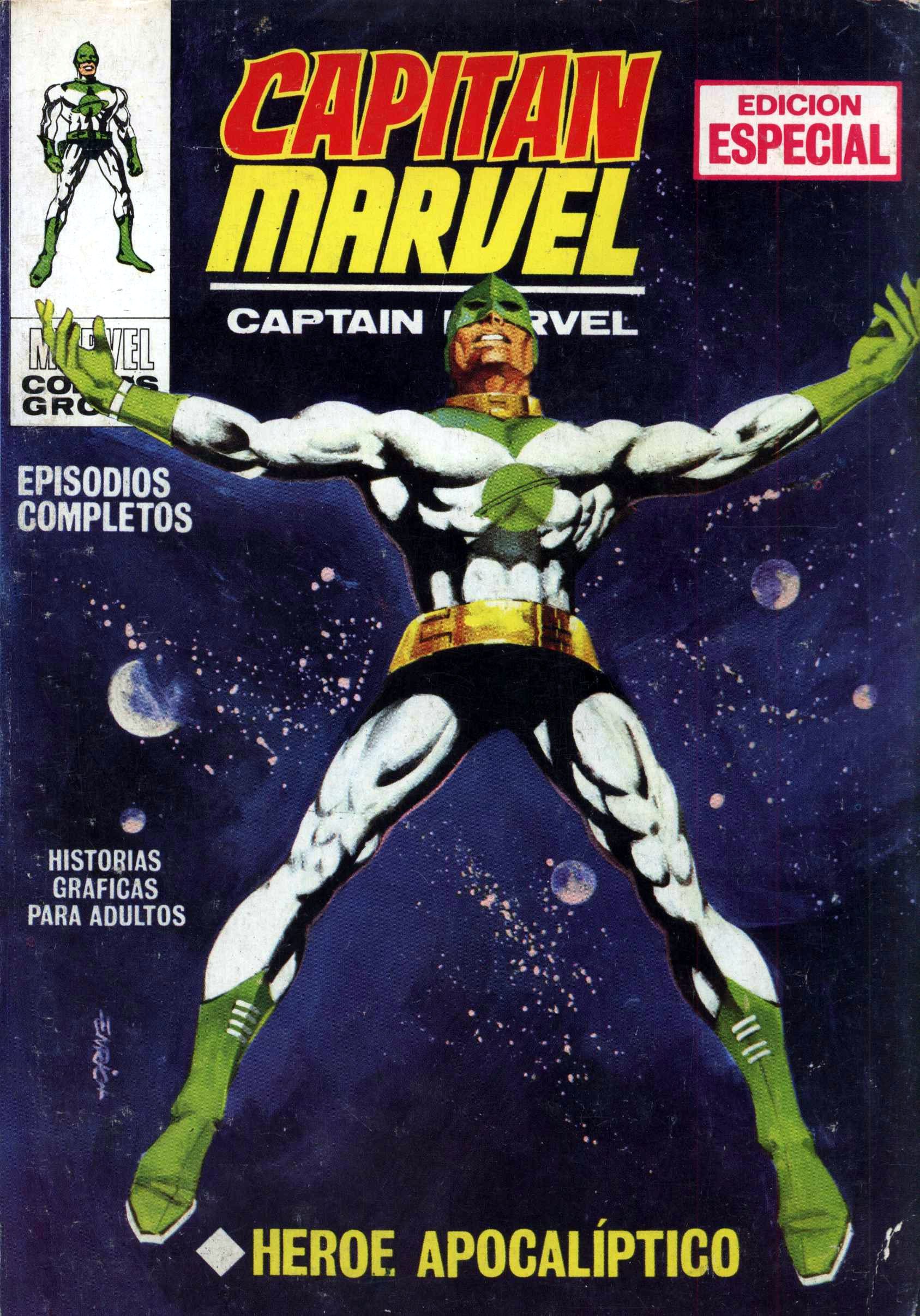 Portada ampliada de CAPITAN MARVEL