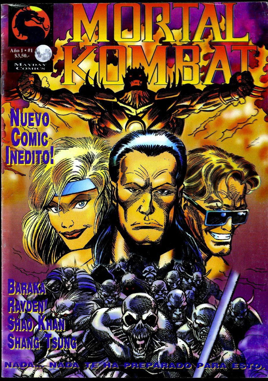 Portada ampliada de Mortal Kombat