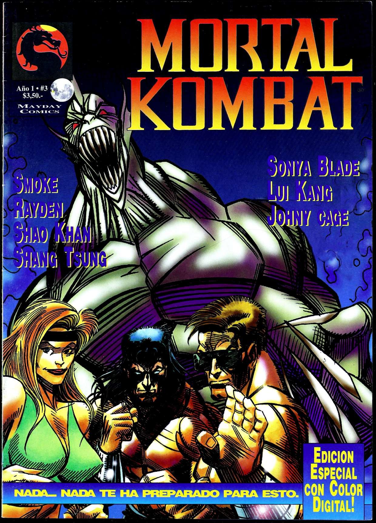 Portada ampliada de MORTAL KOMBAT