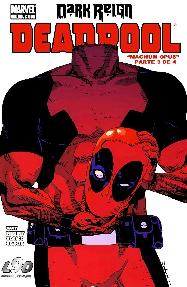 Portada ampliada de DEADPOOL