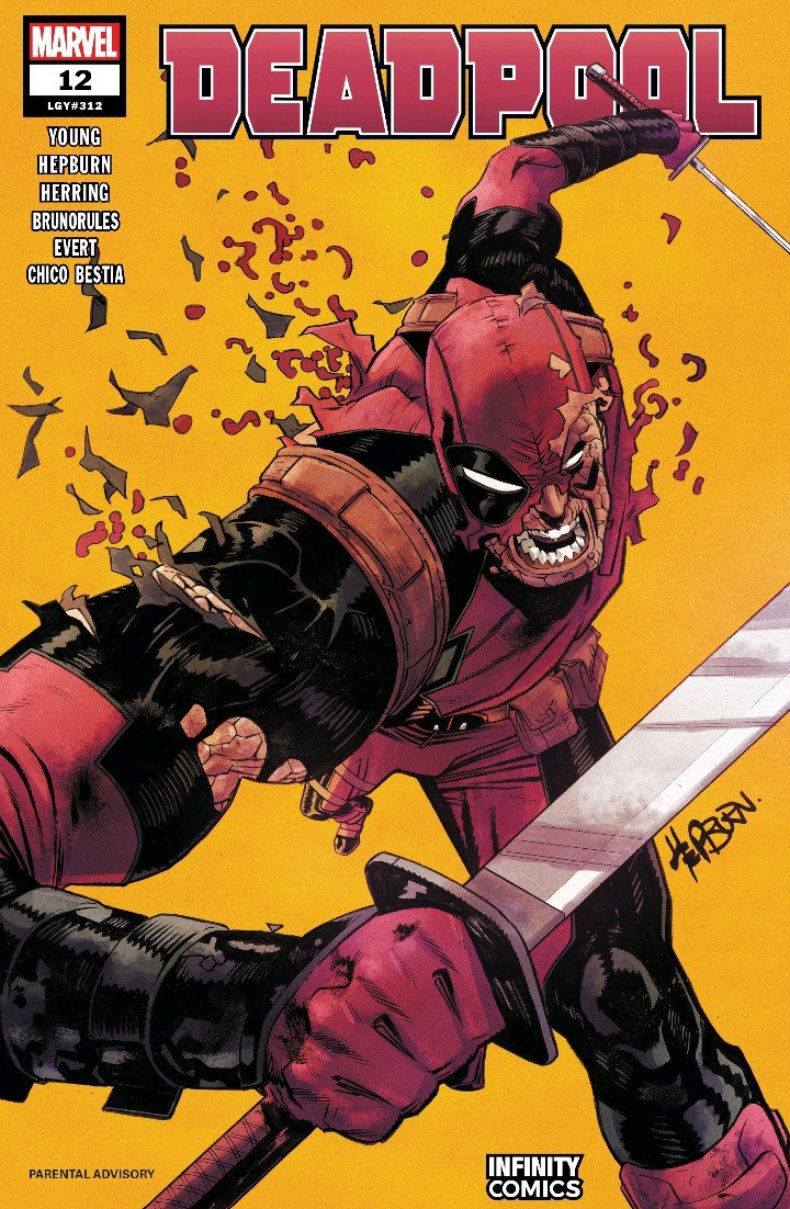 Portada ampliada de DEADPOOL