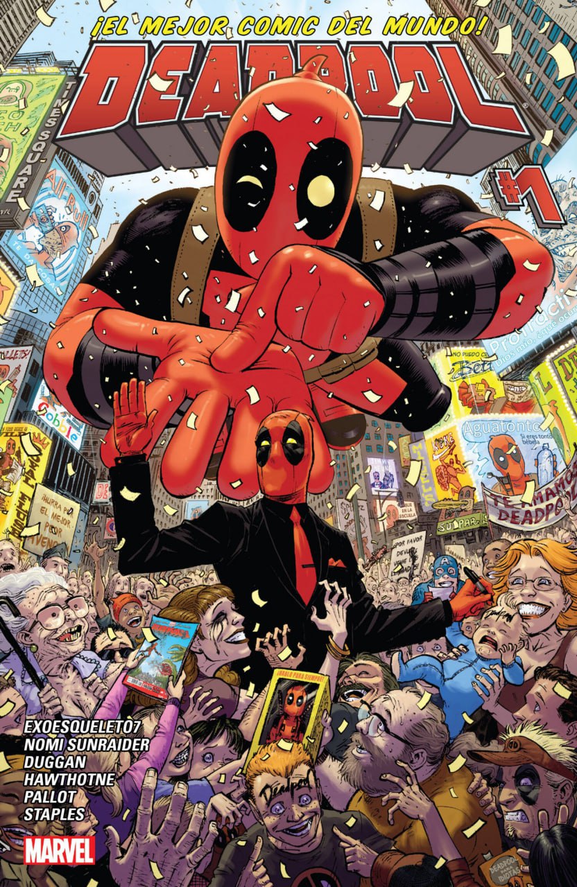 Portada ampliada de DEADPOOL