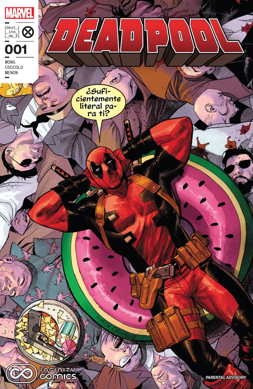 Portada ampliada de DEADPOOL
