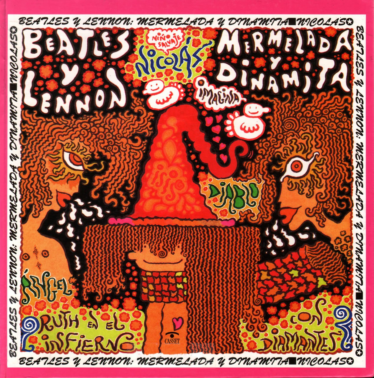 Portada ampliada de Beatles y Lennon Mermelada y Dinamita