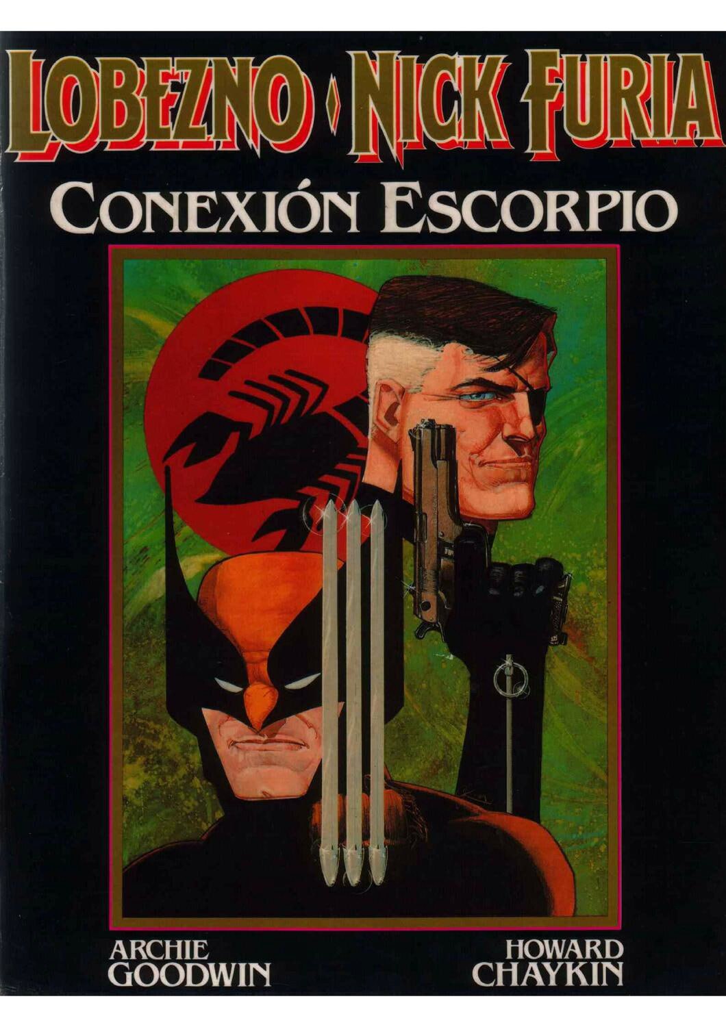 Portada ampliada de Lobezno Nick Furia Conexión Escorpio