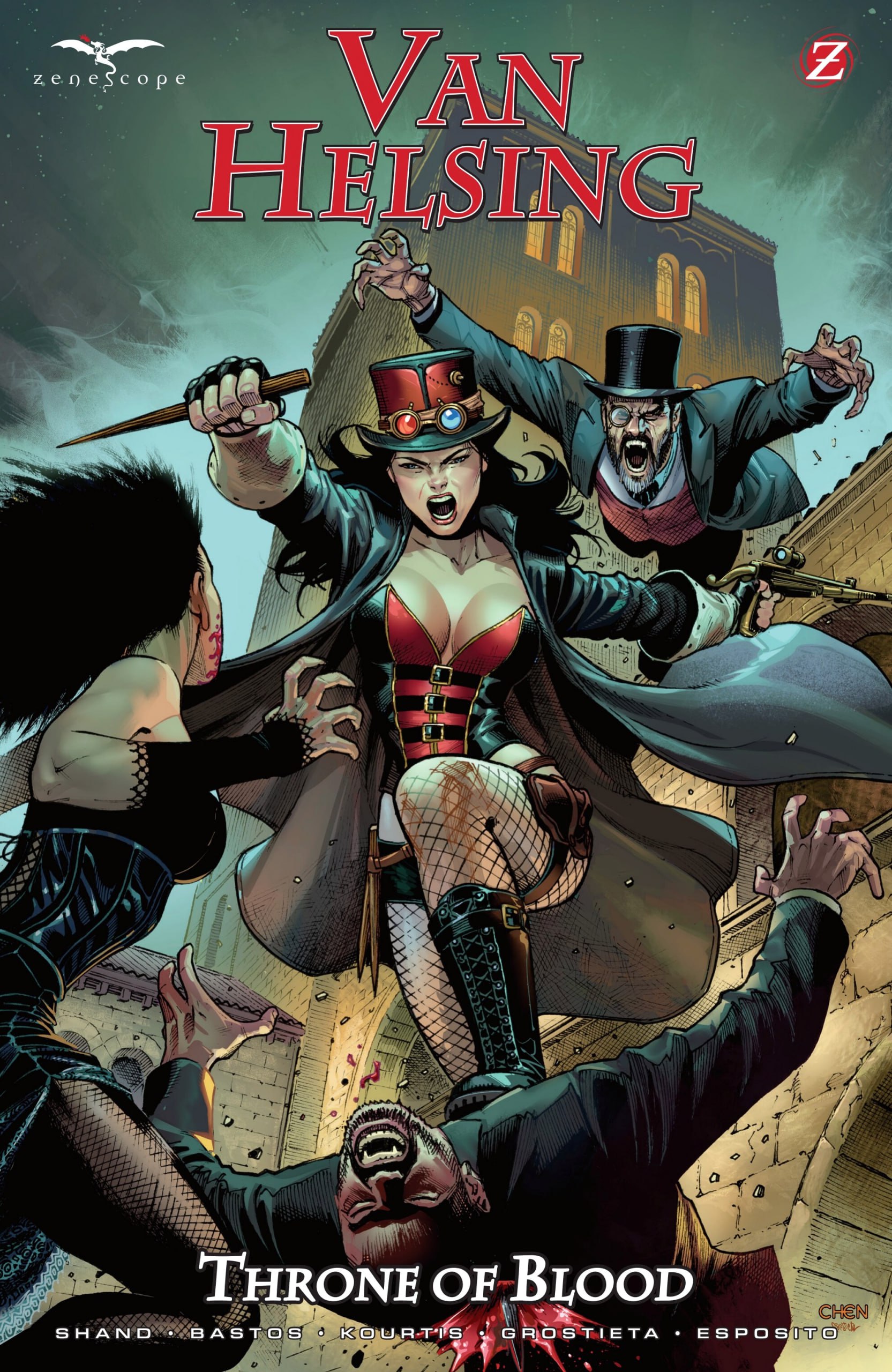 Portada ampliada de VAN HELSING
