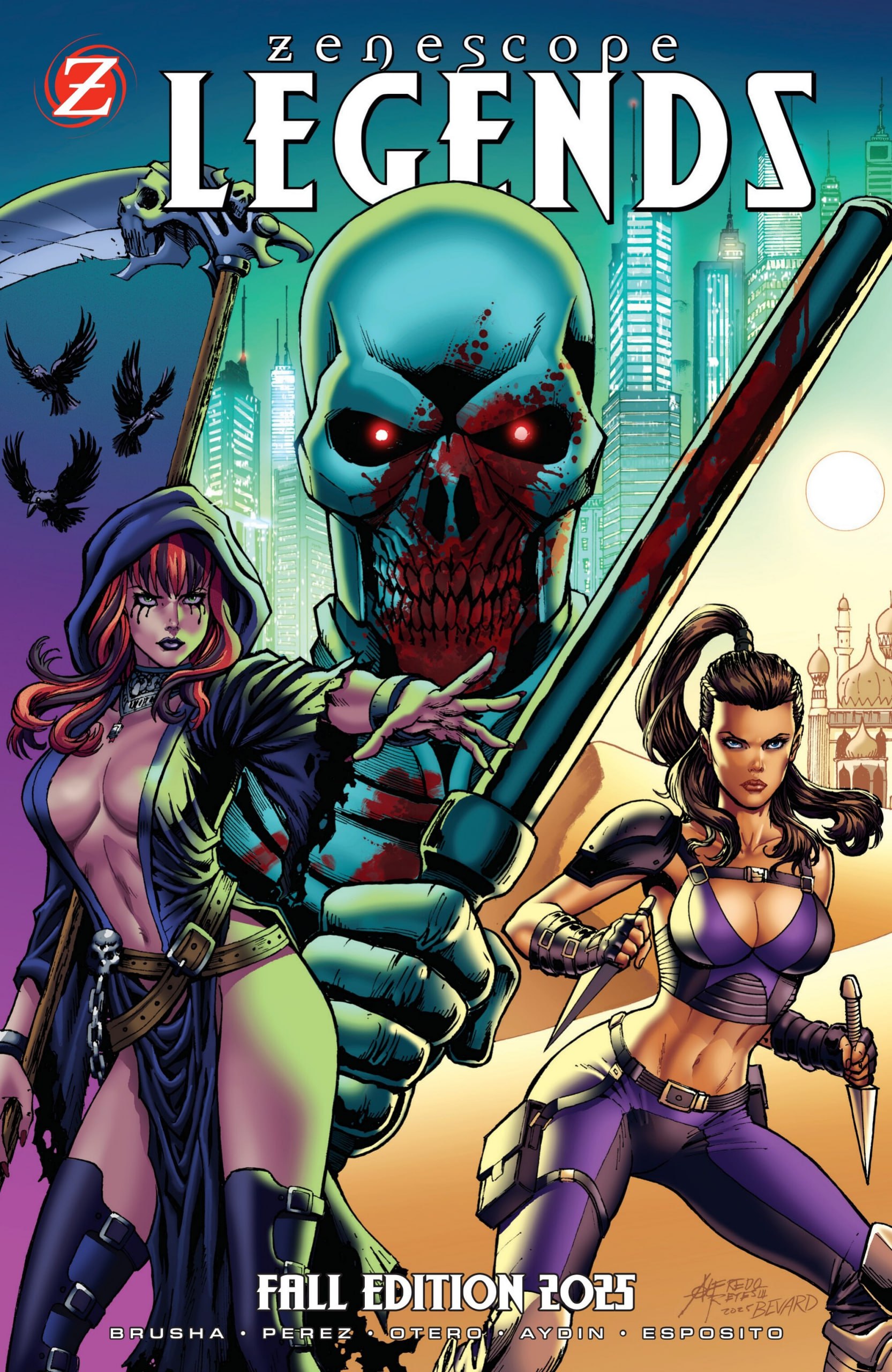 Portada ampliada de znescope LEGENDS